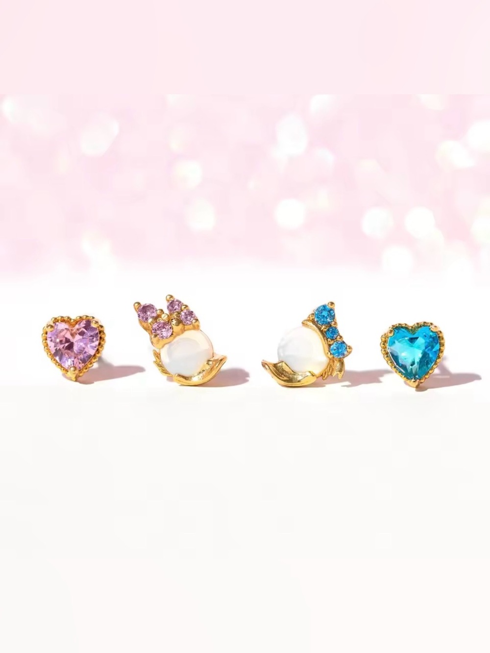 Disney Earring Set, Disney Donald and Daisy Duck Earrings